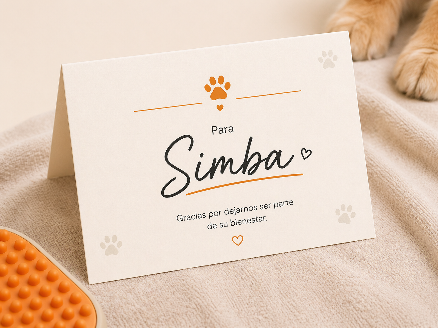 Tarjeta personalizada
